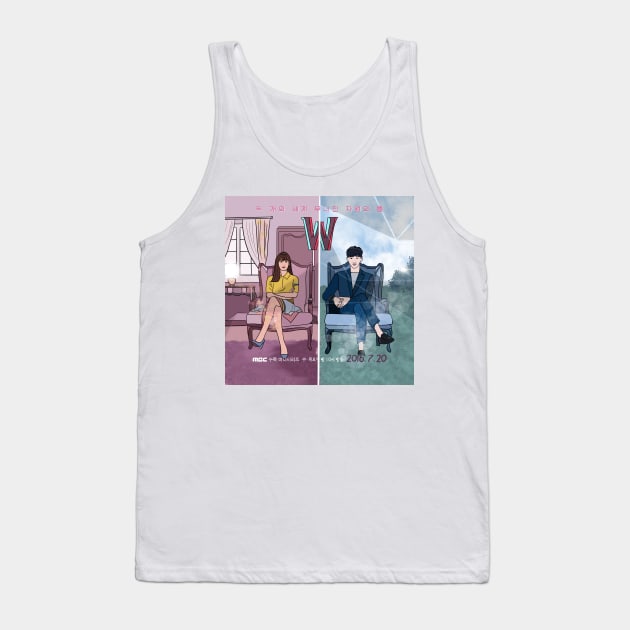 W-two worlds - K drama pop art Poster Tank Top by SturgesC